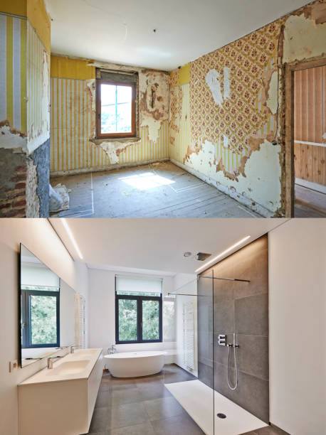 Bathroom renovation before and after transformation in Zimbabwe