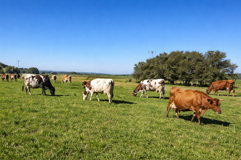 Cattle grazing on Home Grounds farms in Zimbabwe