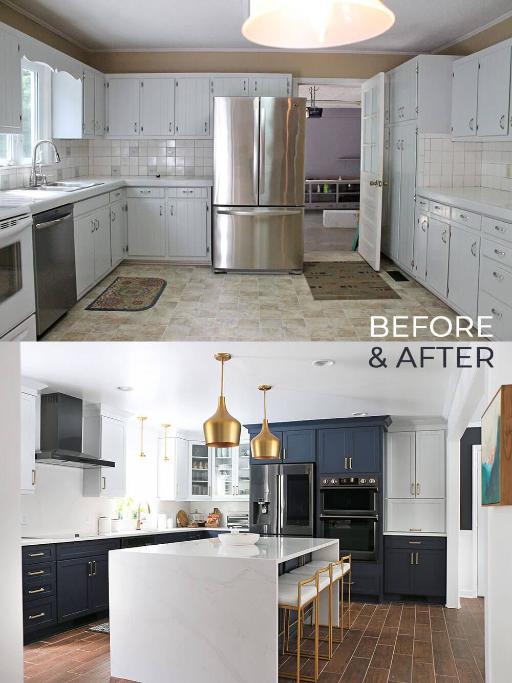 Kitchen renovation before and after transformation in Zimbabwe